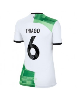 Billige Liverpool Thiago Alcantara #6 Bortedrakt Dame 2023-24 Kortermet